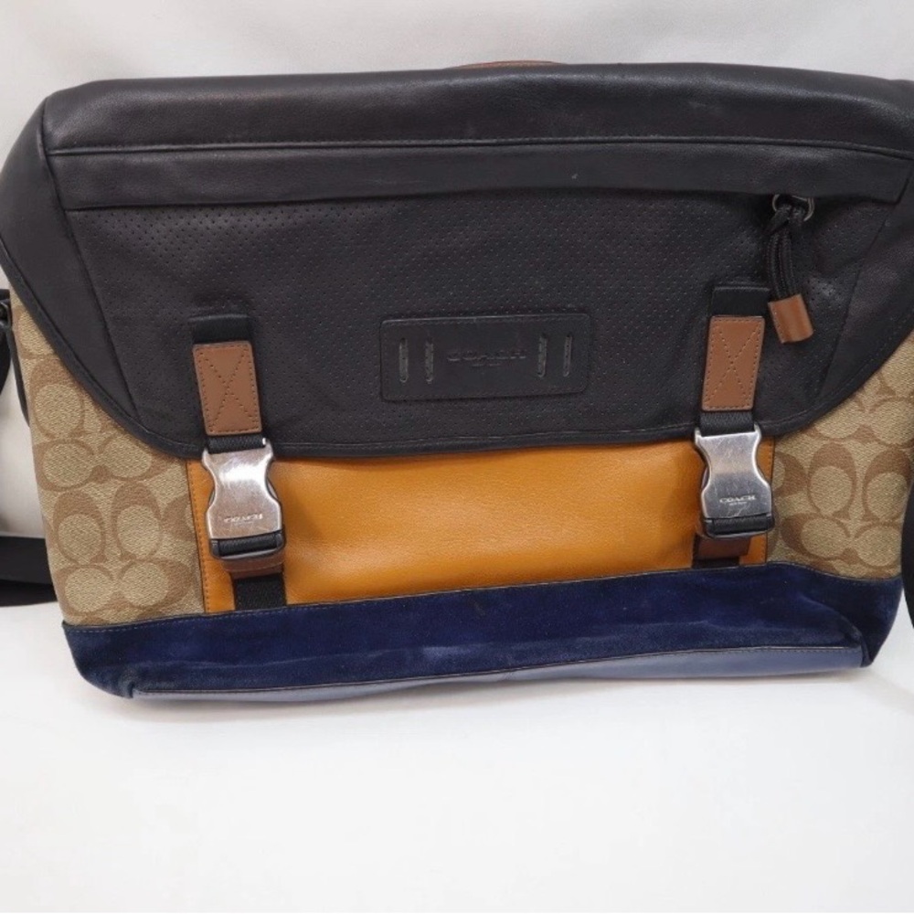 Coach Ranger Messenger Bag in Colorblock Signature Canvas